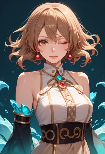 vocaloid,meiko_(vocaloid),graphic tee,dolphin shorts  - AI generated anime art