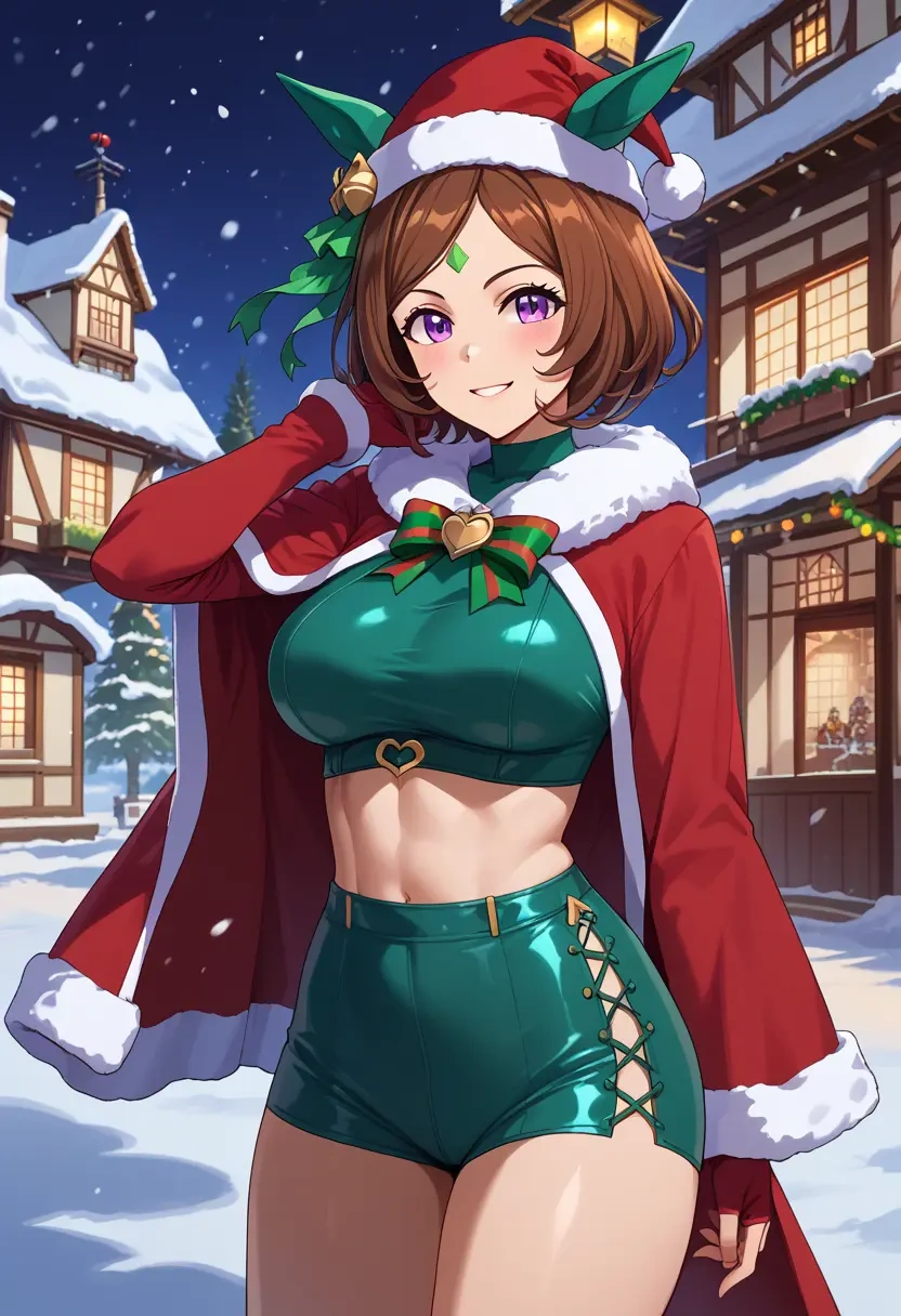 umamusume,meisho_doto_(umamusume),Christmas,dress  - 