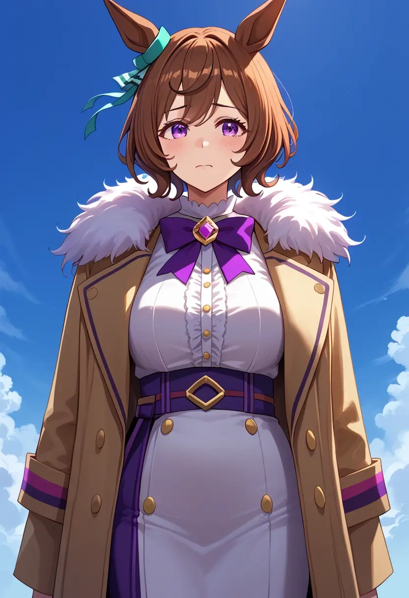 umamusume,meisho_doto_(umamusume),coat,fur-collar,tailored trousers  - 