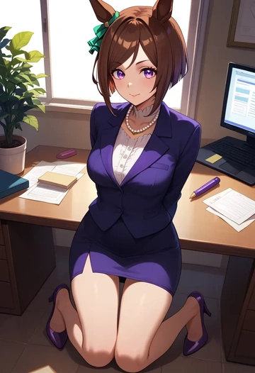 umamusume,mejiro_dober_(umamusume),OL  - AI generated anime art