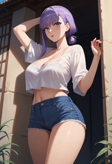 fate_(series),meltryllis_(fate),shorts,sexy  - AI generated anime art