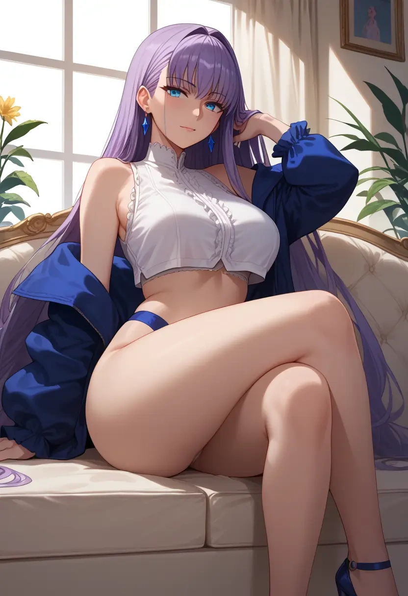 fate_(series),meltryllis_(fate),crop top  - 