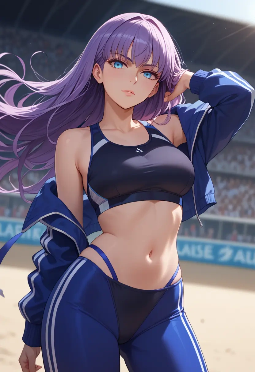 fate_(series),meltryllis_(swimsuit_lancer)_(fate),athletic,track suit  - 