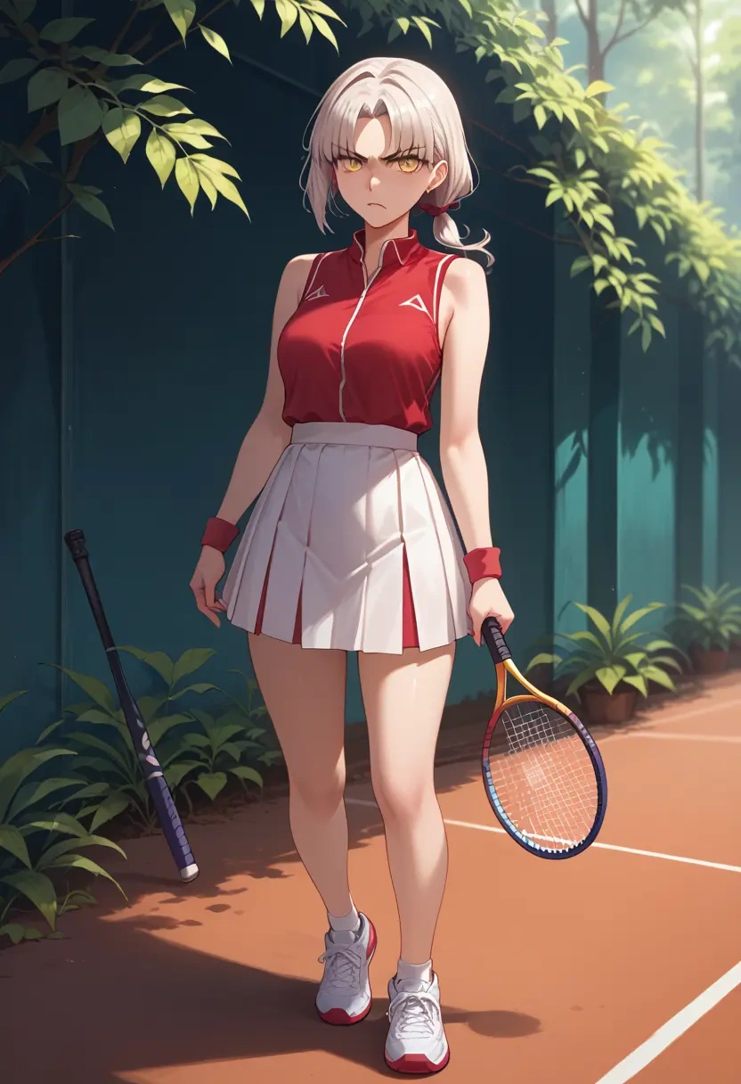 fate_(series),melusine_(fate),tennis skirt  - 