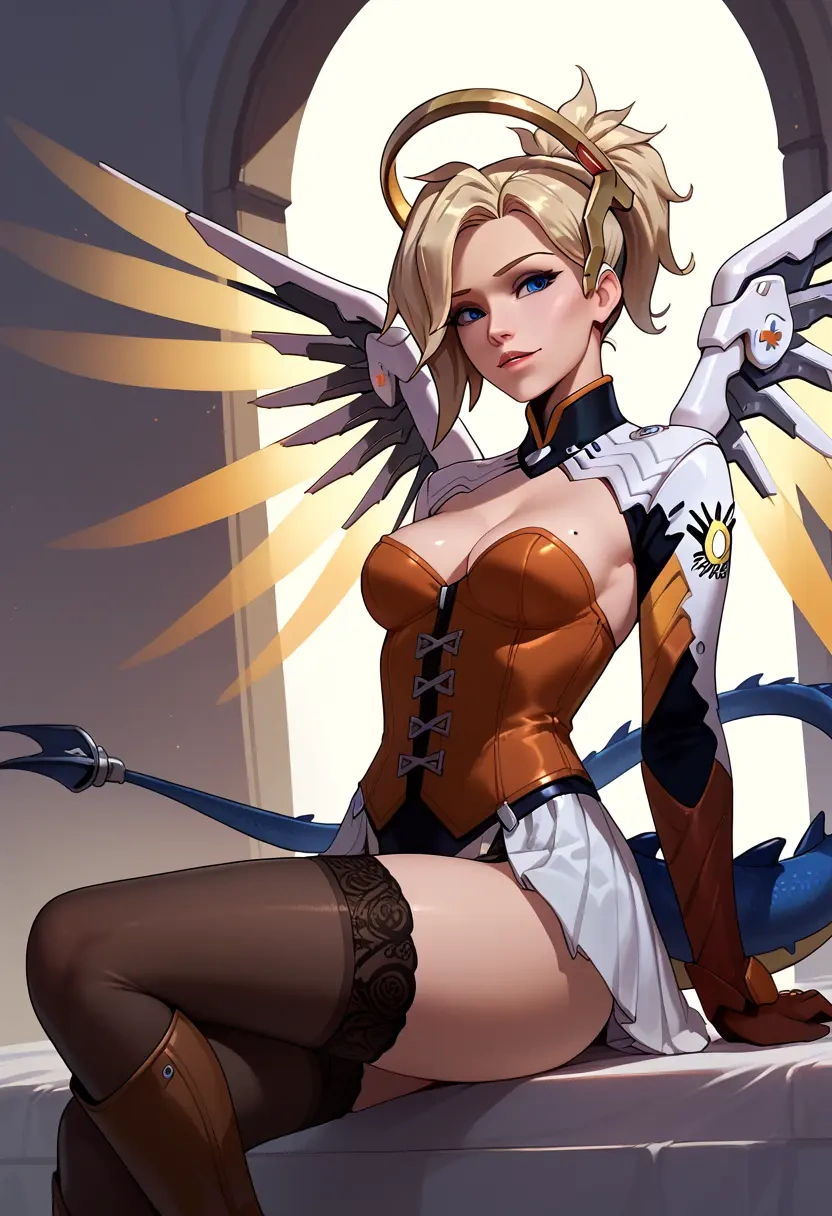 overwatch,mercy_(overwatch),bunny girl  - 