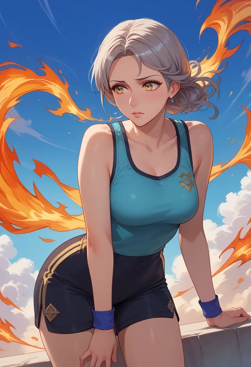 fire_emblem,micaiah_(fire_emblem),athletic,shorts,sexy  - 