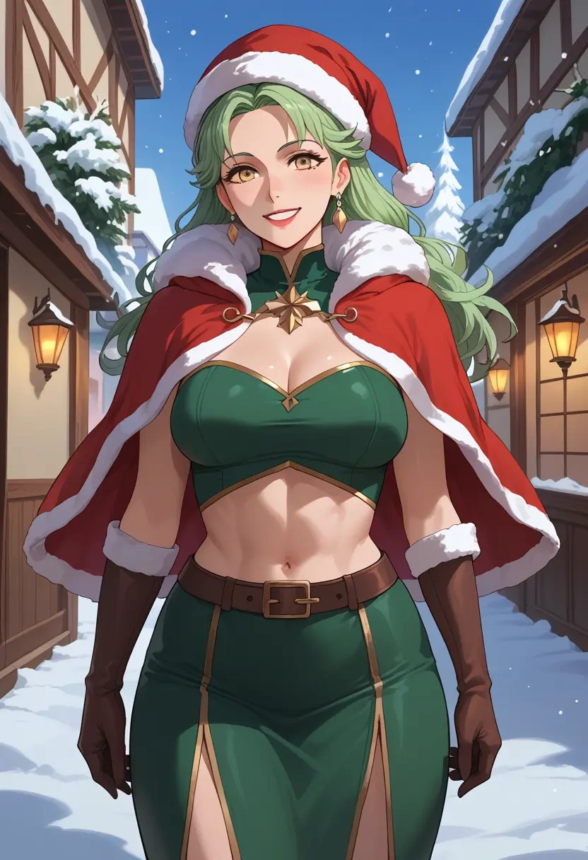 fire_emblem,micaiah_(fire_emblem),Christmas,dress  - 