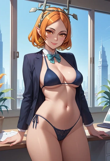 the_legend_of_zelda,midna,OL, bikini, sexy  - AI generated anime art