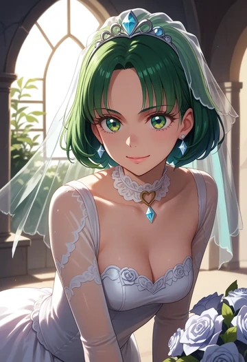 precure,midorikawa_nao,wedding  - AI generated anime art