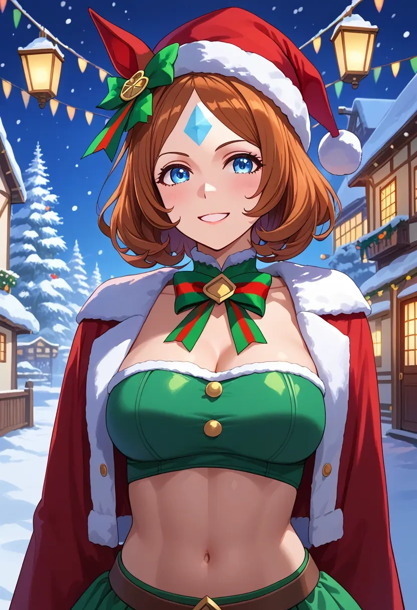 umamusume,mihono_bourbon_(umamusume),Christmas,dress  - 