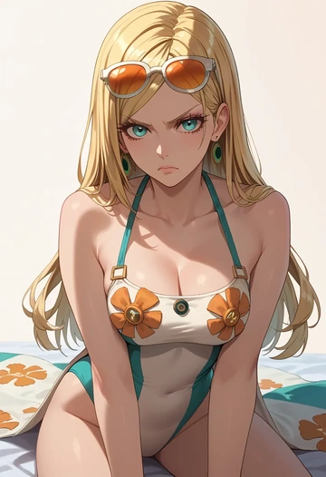 guilty_gear,millia_rage,swimsuit,sexy  - AI generated anime art