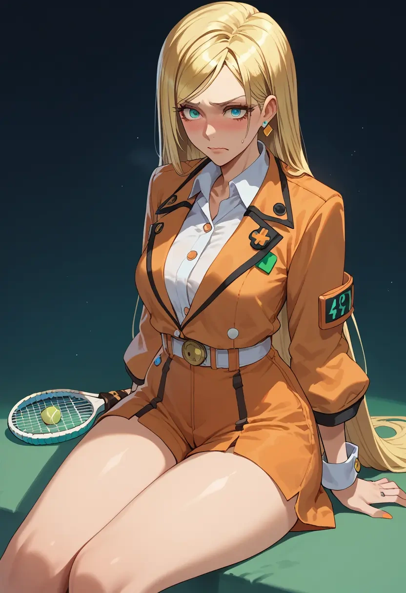 guilty_gear,millia_rage,tennis polo,skort  - 