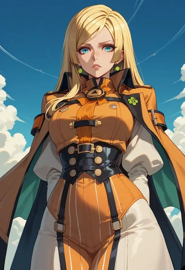 guilty_gear,millia_rage,vampire corset,lace blouse,velvet skirt  - AI generated anime art