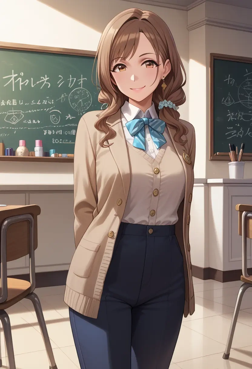 idolmaster,mimura_kanako,teacher, sweater  - 