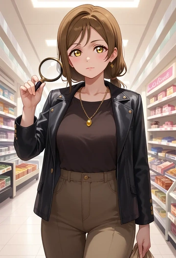 love_live,minami_kotori,detective  - AI generated anime art