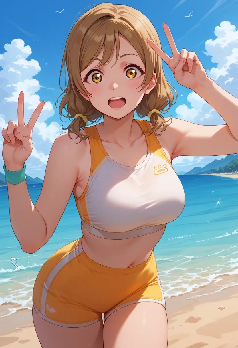 love_live,minami_kotori,tankini top,board shorts  - 