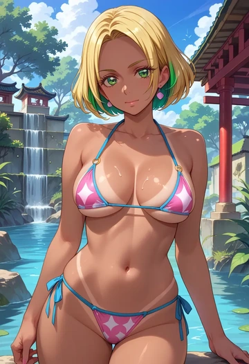 precure,minamino_kanade,bikini  - AI generated anime art