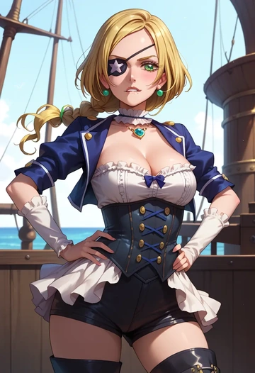 precure,minamino_kanade,pirate  - AI generated anime art