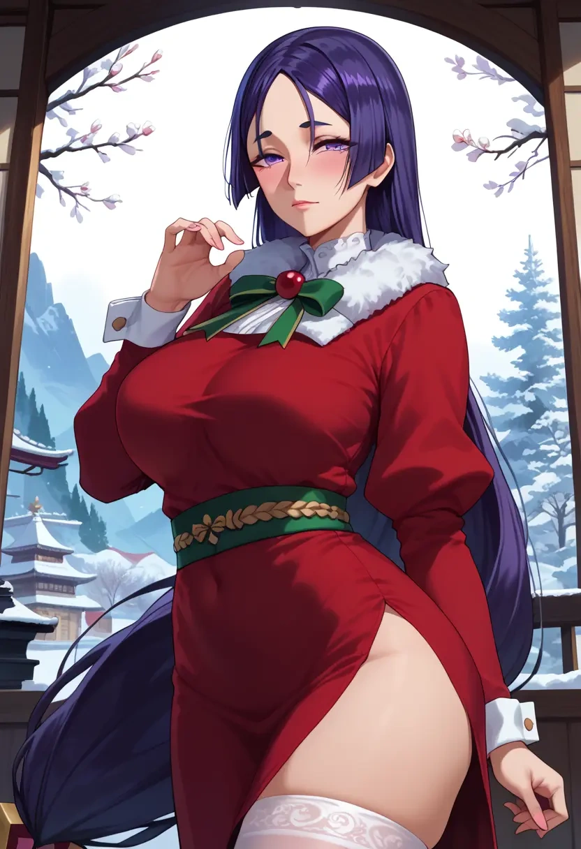 fate_(series),minamoto_no_raikou_(fate),Christmas,sexy, stockings,  - 