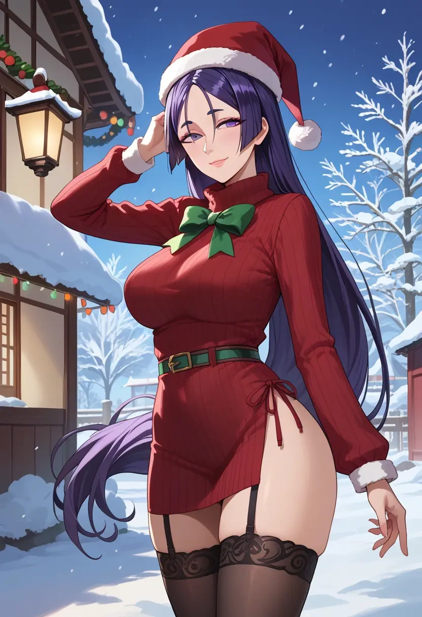 fate_(series),minamoto_no_raikou_(fate),sweater,stockings,Thigh garters  - 