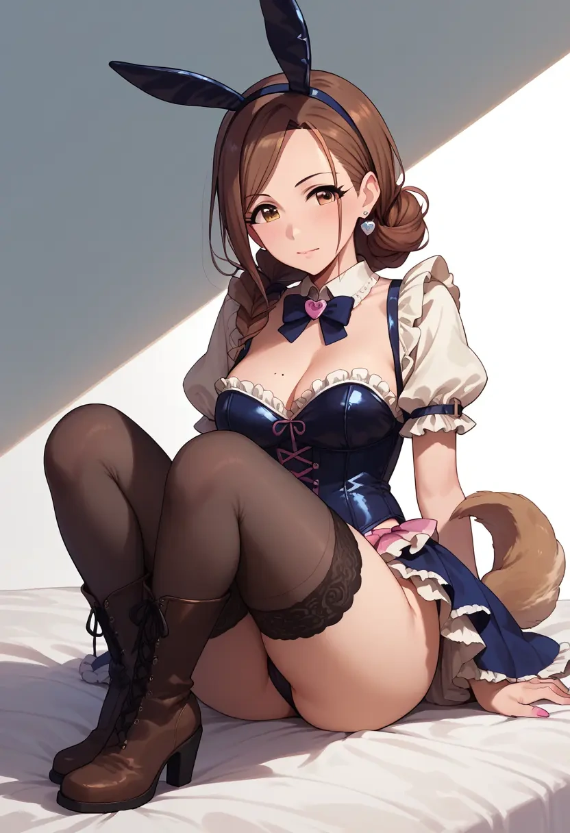 idolmaster,minase_iori,bunny girl  - 