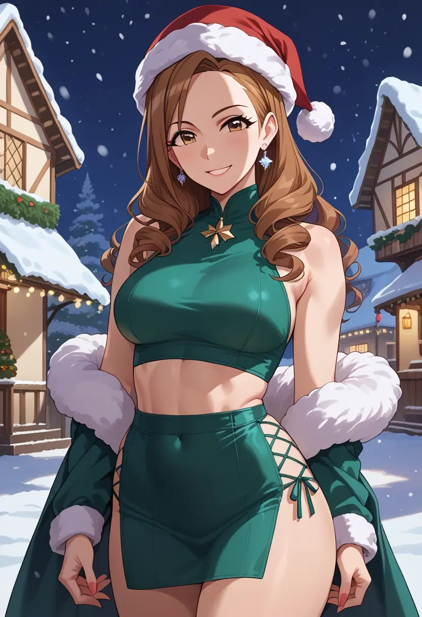 idolmaster,minase_iori,Christmas,dress  - 