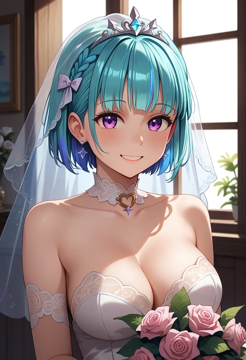 hololive,minato_aqua,wedding  - 