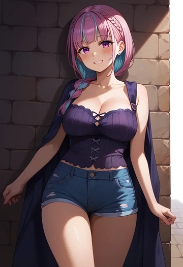 hololive,minato_aqua,shorts,sexy  - AI generated anime art