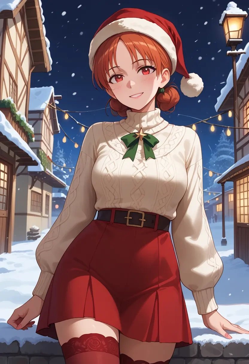 world_witches_series,minna-dietlinde_wilcke,Christmas,sweater dress,stockings  - 