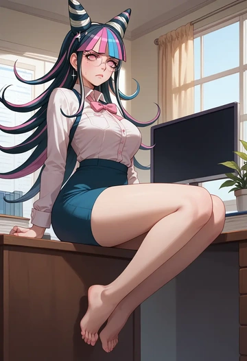 danganronpa_(series),mioda_ibuki,OL  - AI generated anime art