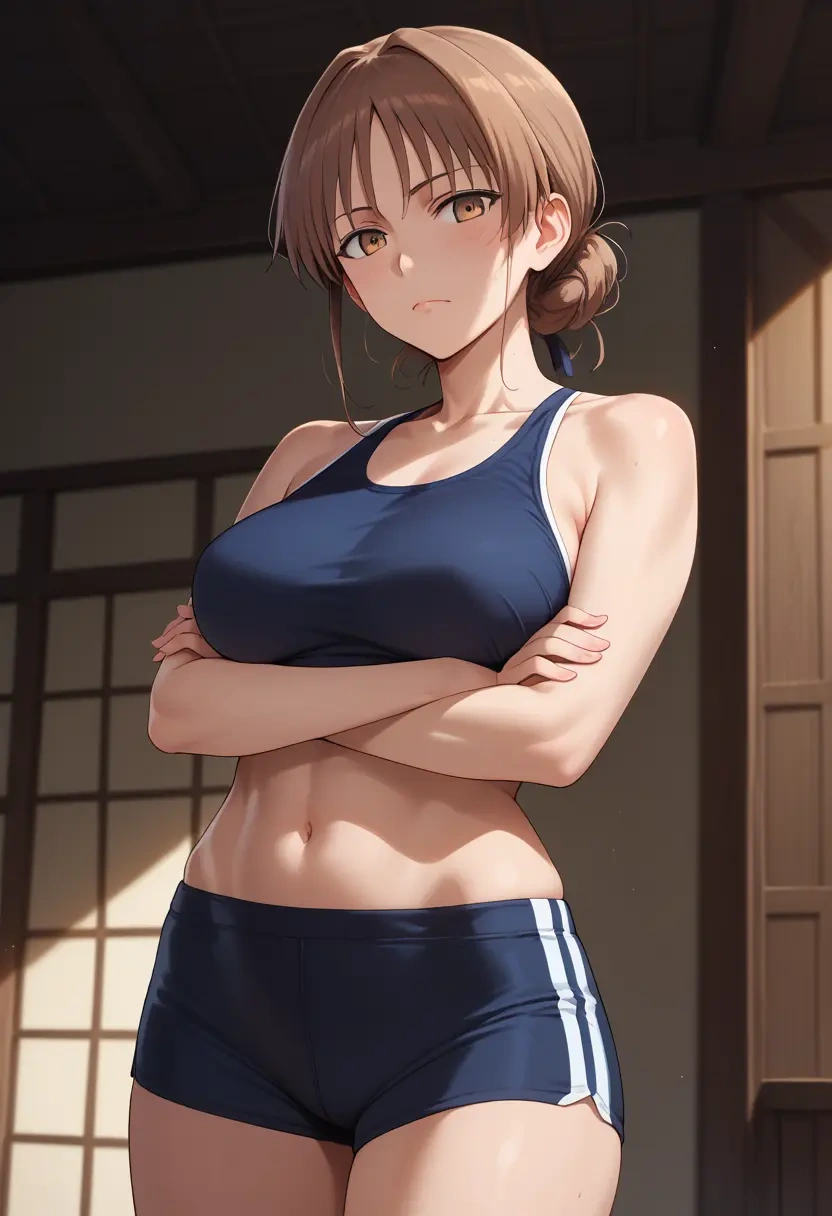 world_witches_series,miyafuji_yoshika,yoga shorts  - 