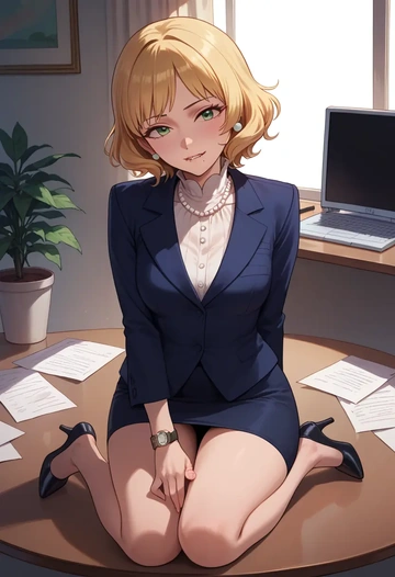 idolmaster,miyamoto_frederica,OL  - AI generated anime art