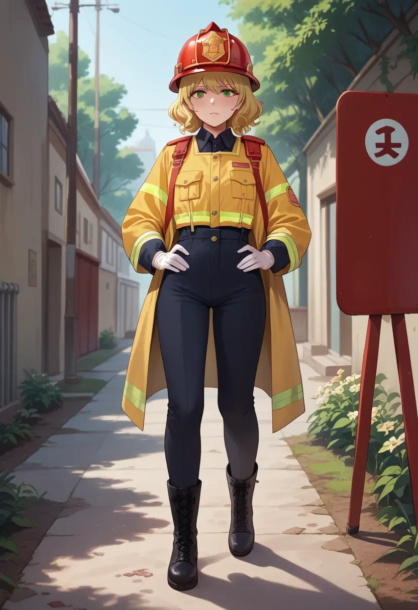 idolmaster,miyamoto_frederica,firefighter  - 