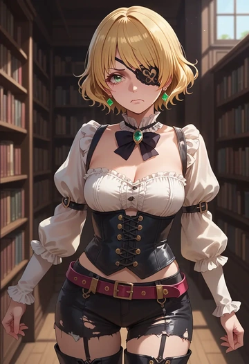 idolmaster,miyamoto_frederica,pirate  - AI generated anime art