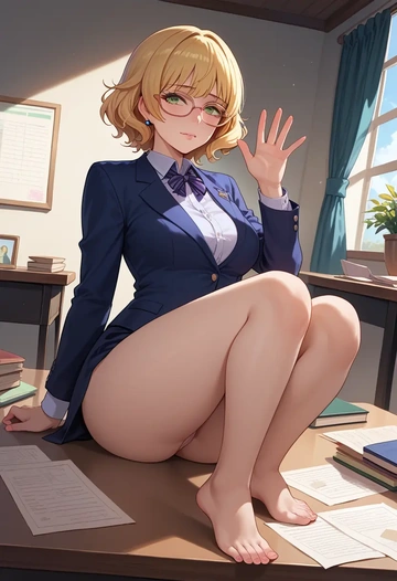 idolmaster,miyamoto_frederica,OL  - AI generated anime art