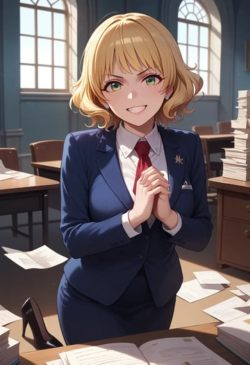 idolmaster,miyamoto_frederica,OL  - AI generated anime art