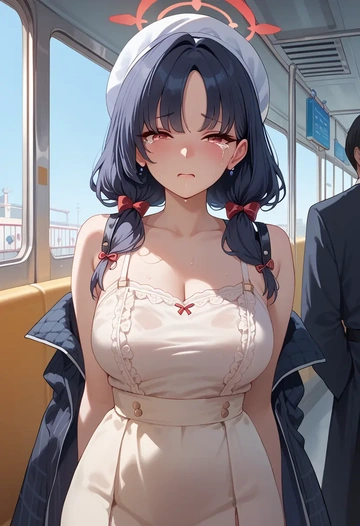 blue_archive,miyu_(blue_archive),pajamas  - AI generated anime art