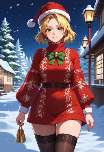 touhou,mizuhashi_parsee,sweater,stockings,Thigh garters  - AI generated anime art