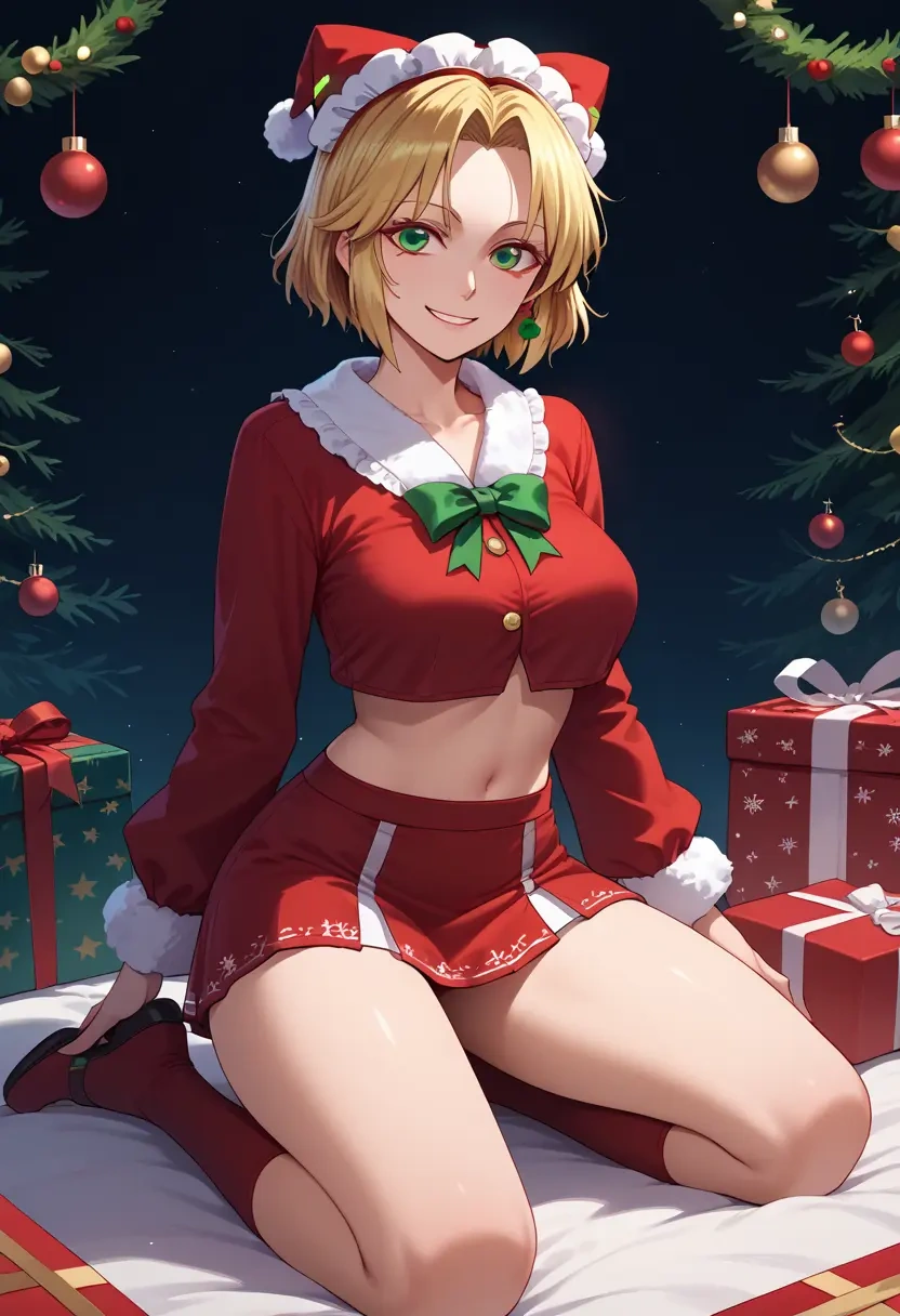 touhou,mizuhashi_parsee,Christmas,skirt  - 