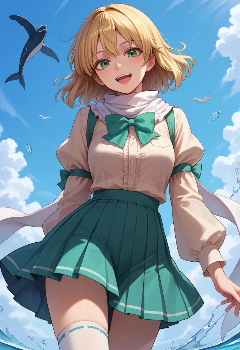 touhou,mizuhashi_parsee,spring,student uniform,blouse  - 