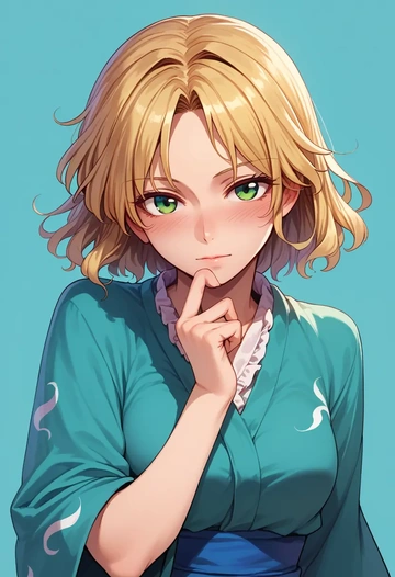 touhou,mizuhashi_parsee,graphic tee,dolphin shorts  - AI generated anime art