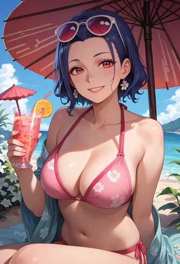 zombie_land_saga,mizuno_ai,bikini  - AI generated anime art