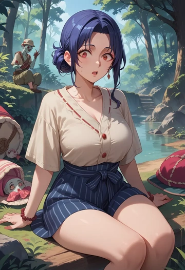 zombie_land_saga,mizuno_ai,pajamas  - AI generated anime art