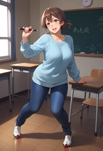 kantai_collection,mochizuki_(kancolle),teacher  - AI generated anime art