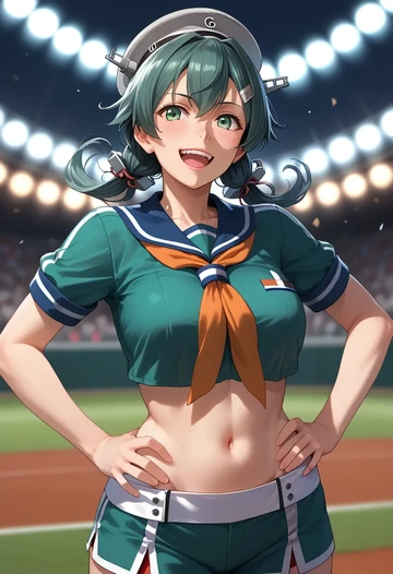 kantai_collection,mogami_(kancolle),athletic  - AI generated anime art