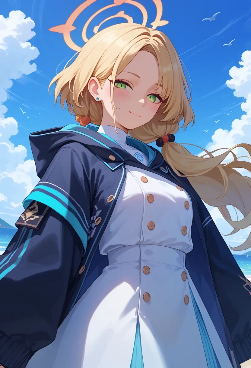 blue_archive,momoi_(blue_archive),crop windbreaker,shorts  - 