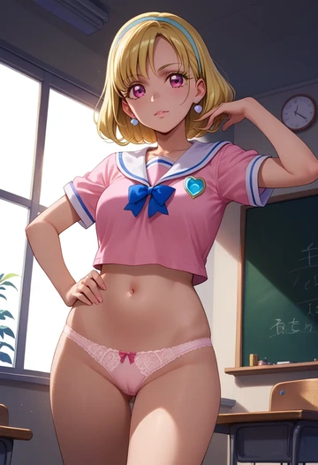 precure,momozono_love,lingerie  - AI generated anime art