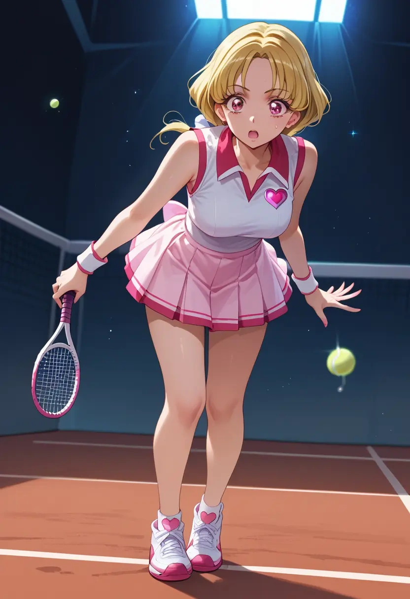 precure,momozono_love,tennis skirt  - 