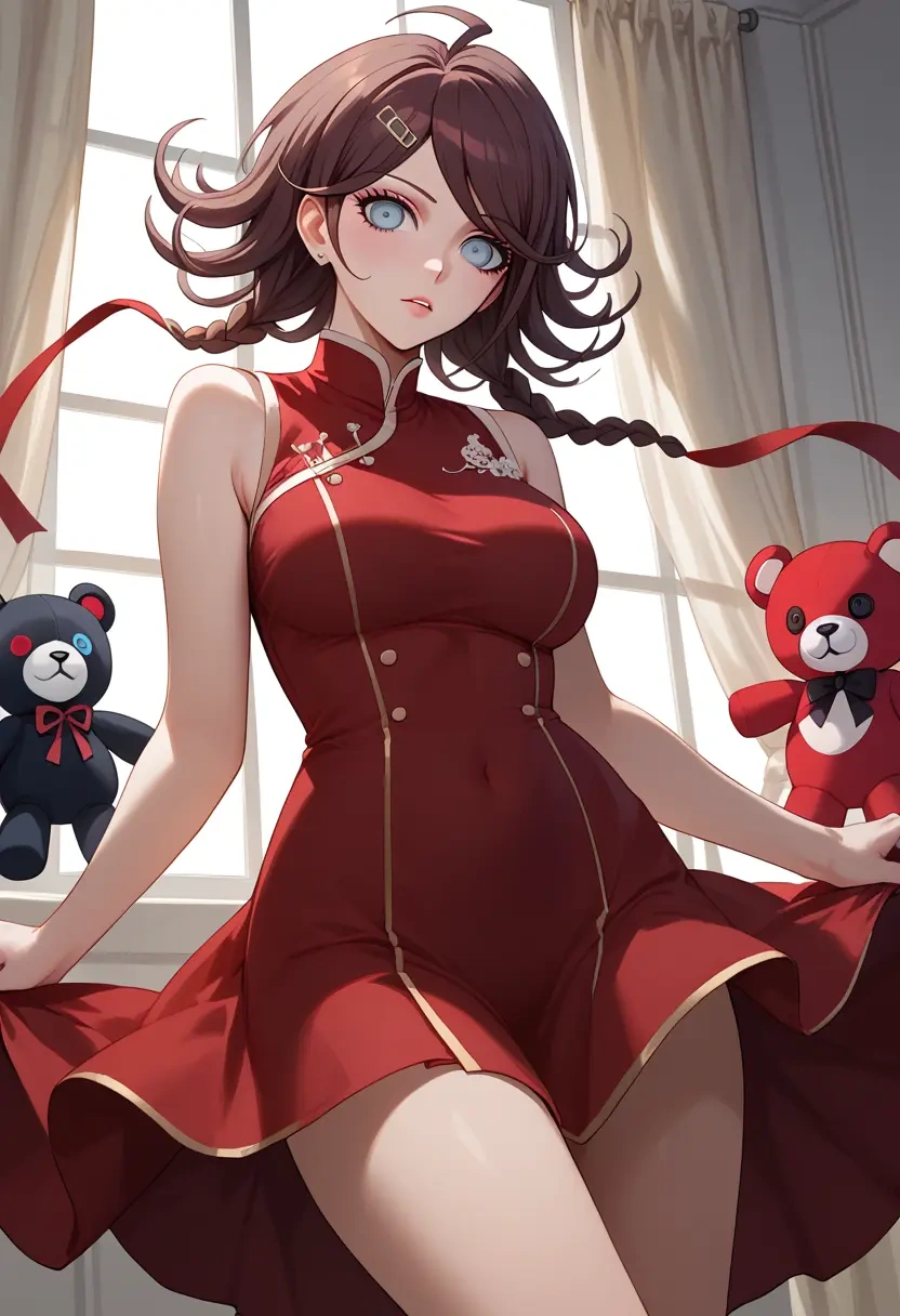 danganronpa_(series),monokuma,qipao  - 