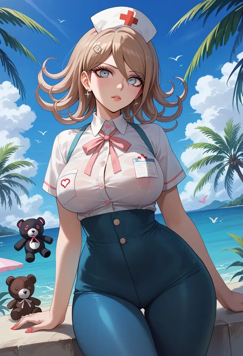 danganronpa_(series),monokuma,nurse  - 